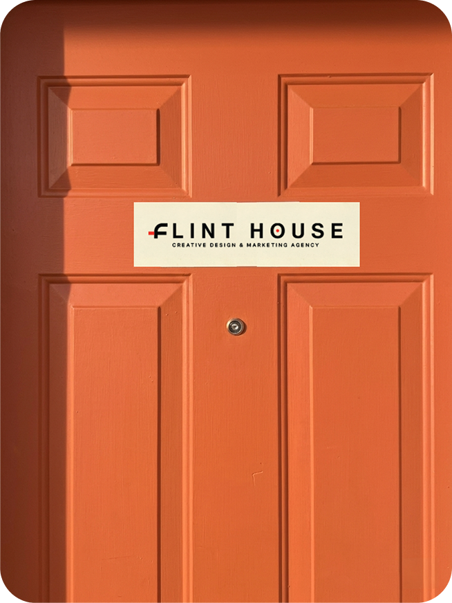 Flint House office door